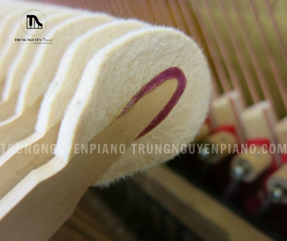 Đàn Piano Yamaha W120BW 3 Búa đàn Piano Yamaha W120BW