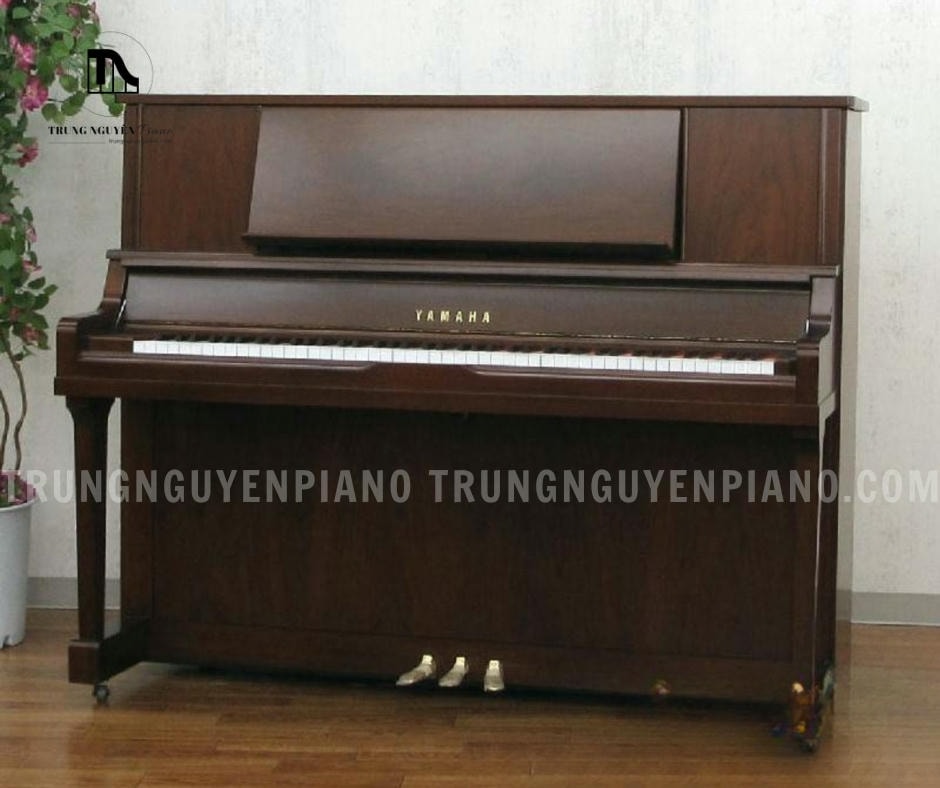 Đàn Piano Yamaha WX1AWn có lớp vỏ gỗ óc chó (Walnut) màu nâu sang trọng