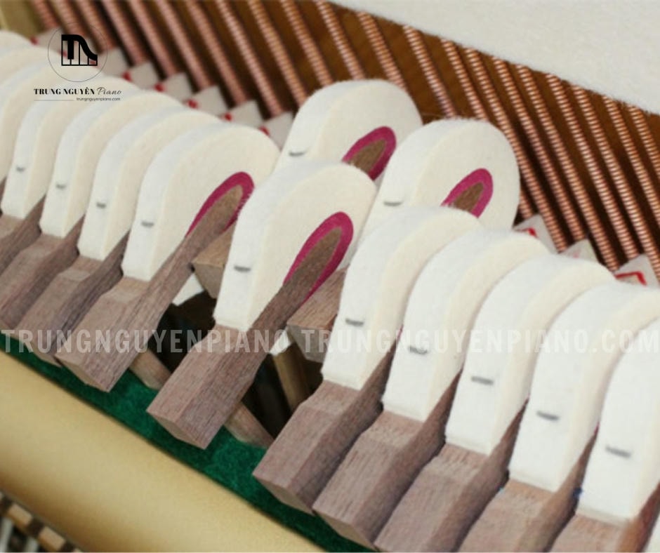 Đàn Piano Yamaha WX3AWn 5 Búa đàn đàn Piano Yamaha WX3AWn được chế tác từ vật liệu cao cấp và bọc nỉ tỉ mỉ, tạo ra âm sắc ấm áp