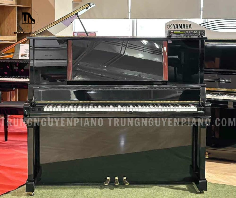 Đàn Piano Yamaha YU5SXG được đánh giá cao nhờ chất lượng âm thanh vượt trội, thiết kế sang trọng