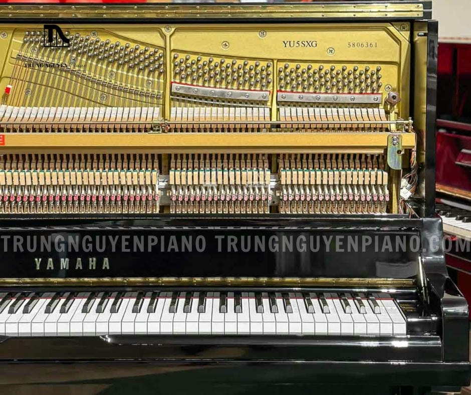 Đàn Piano Yamaha YU5SXG 6 Bàn phím của Đàn Piano Yamaha YU5SXG có độ nhạy cao, phản hồi nhanh chóng và chính xác