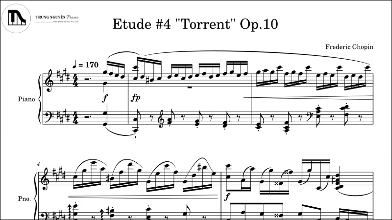 "Études Op. 10" của Chopin