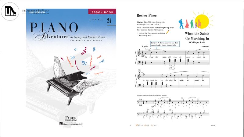 Tổng hợp giáo trình piano cho trẻ em theo từng độ tuổi 11 Giáo trình Piano Adventures – Level 2 trở lên