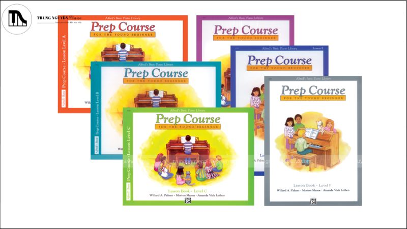 Tổng hợp giáo trình piano cho trẻ em theo từng độ tuổi 1 Bộ giáo trình Alfred's Basic Piano Library – Prep Course