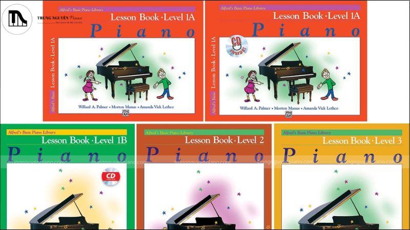 Tổng hợp giáo trình piano cho trẻ em theo từng độ tuổi 5 Giáo trình Alfred's Basic Piano Library – Level 1A-1B