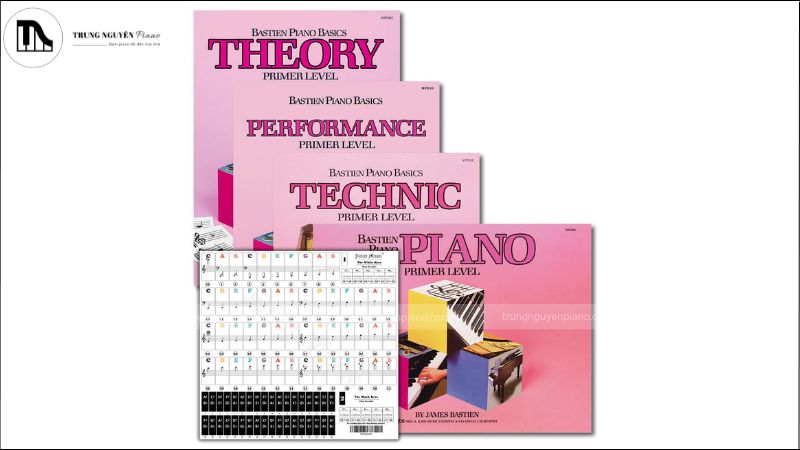 Tổng hợp giáo trình piano cho trẻ em theo từng độ tuổi 8 Giáo trình Bastien Piano Basics – Primer Level