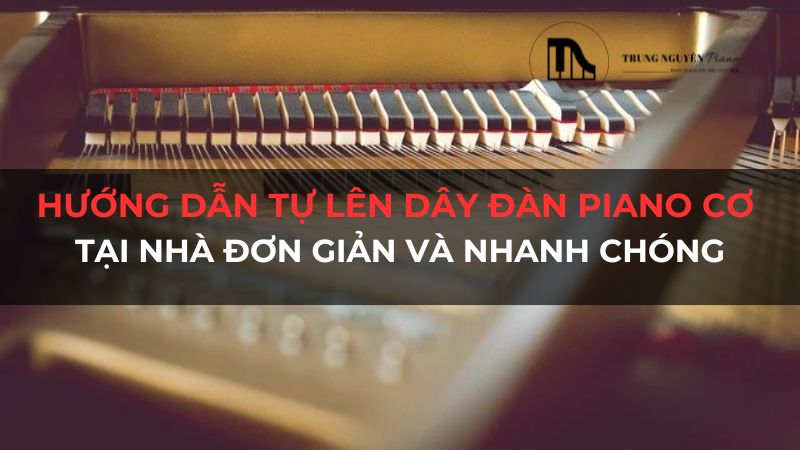 Hướng Dẫn Tự Lên Dây Đàn Piano Cơ Tại Nhà Đơn giản và nhanh chóng