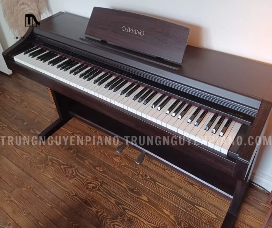 Piano điện Casio AP21 4 Piano điện Casio AP21 có kiểu dáng đẹp và gọn gàng, phù hợp với nhiều không gian khác nhau.