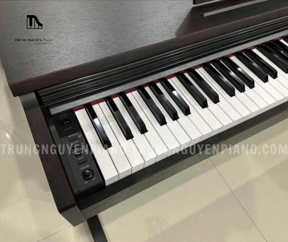 Piano điện Casio AP26 4 Piano điện Casio AP26 có bàn phím 88 phím mô phỏng cảm giác phím đàn piano acoustic
