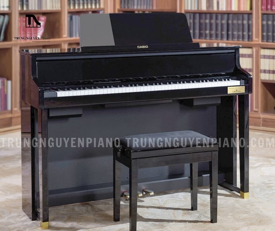 Piano điện Casio GP500BP được thiết kế để mang đến trải nghiệm chơi grand piano chân thực nhất có thể