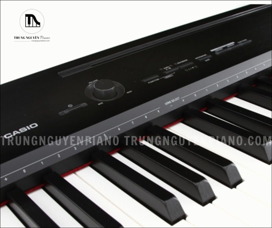 Piano Điện Casio PX150 11 Bàn phím 88 phím của piano điện PX150 mô phỏng cảm giác phím đàn piano acoustic