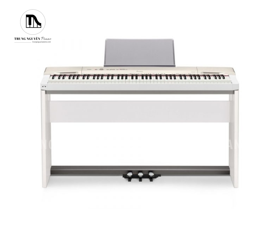 Piano Điện Casio PX160 3 Vỏ ngoài của Piano Điện Casio PX160 được làm từ nhựa cao cấp