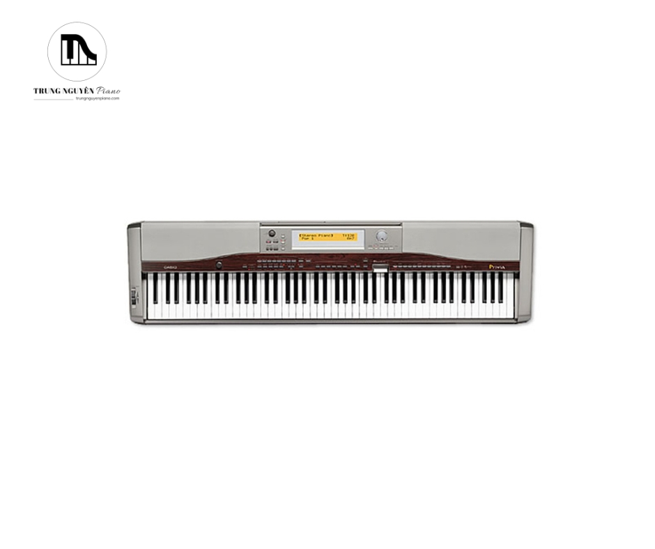 Piano Điện Casio PX400 4 Piano Điện Casio PX400 có trọng lượng khoảng 17 kg, khá nhẹ so với các đàn piano điện cùng loại