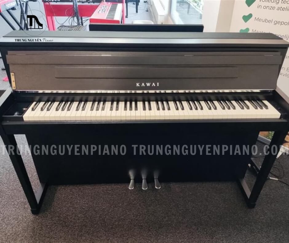 Piano điện Kawai CA99 sở hữu bàn phím gỗ Grand Feel III cho cảm giác gần giống grand piano