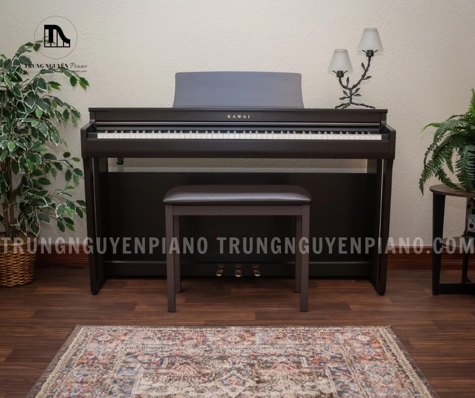 Kawai CN201 R là piano điện với cảm giác phím chân thực