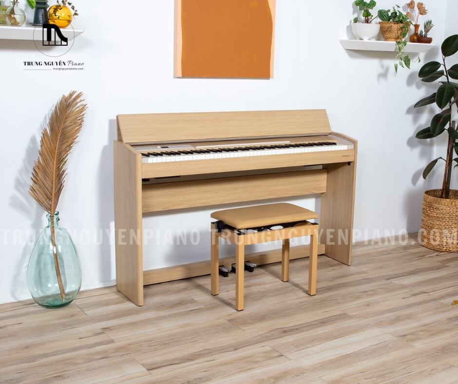 Roland F701 có thiết kế nhỏ gọn, hiện đại và tinh tế