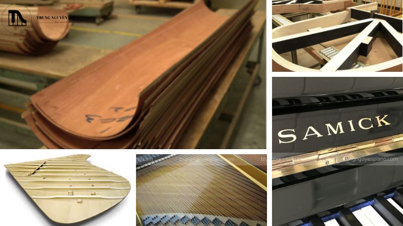 Quy trình sản xuất piano Samick