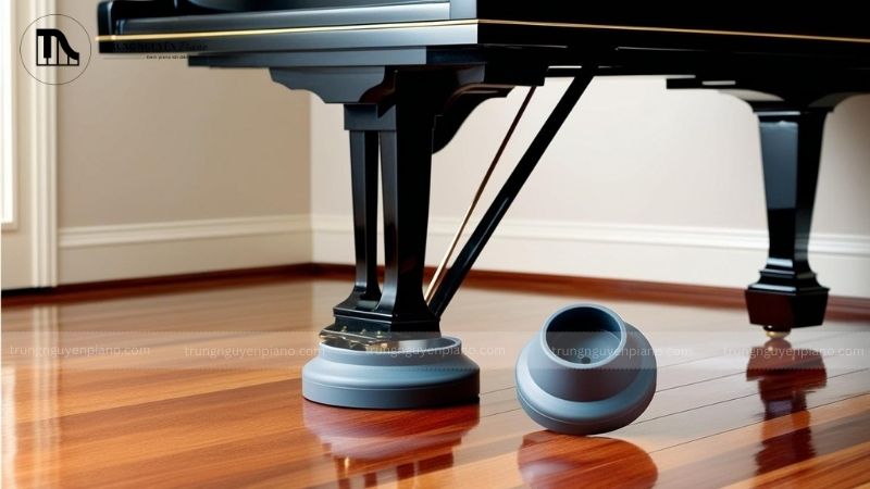Tổng hợp các phụ kiện đàn piano giúp bảo vệ đàn và nâng cao trải nghiệm 13 Chén Kê Chân Đàn - Bảo Vệ Sàn Nhà, Giảm Thiểu Rung Động (cho piano cơ)