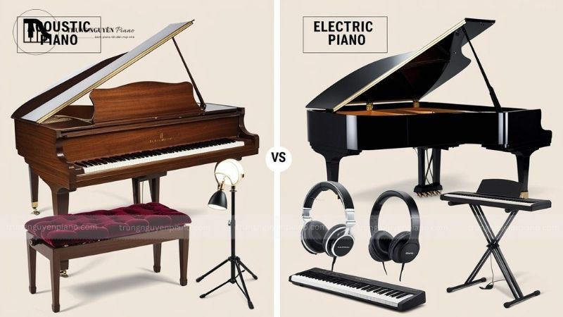 Tổng hợp các phụ kiện đàn piano giúp bảo vệ đàn và nâng cao trải nghiệm 18 Phân Biệt Phụ Kiện Cho Piano Cơ Và Piano Điện - Lựa Chọn Đúng Loại