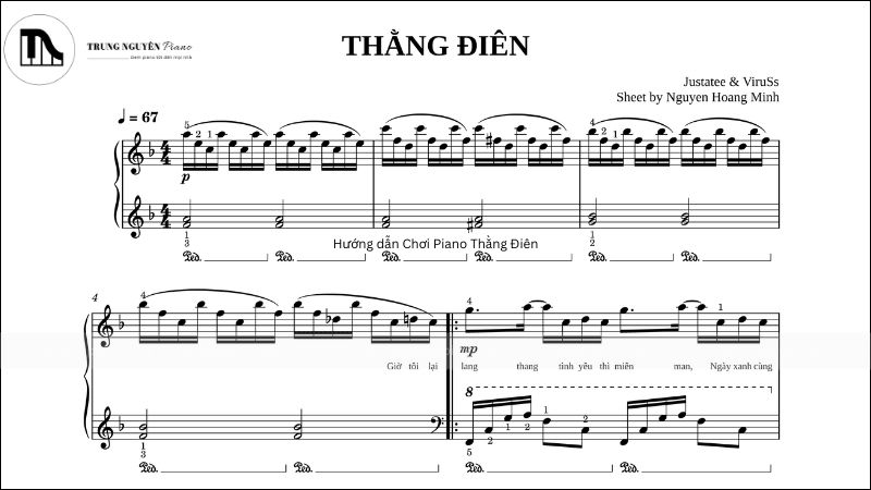 Tải Thằng Điên piano sheet nhạc