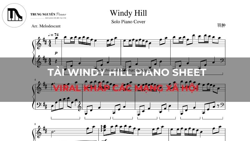 Tải Windy Hill piano sheet