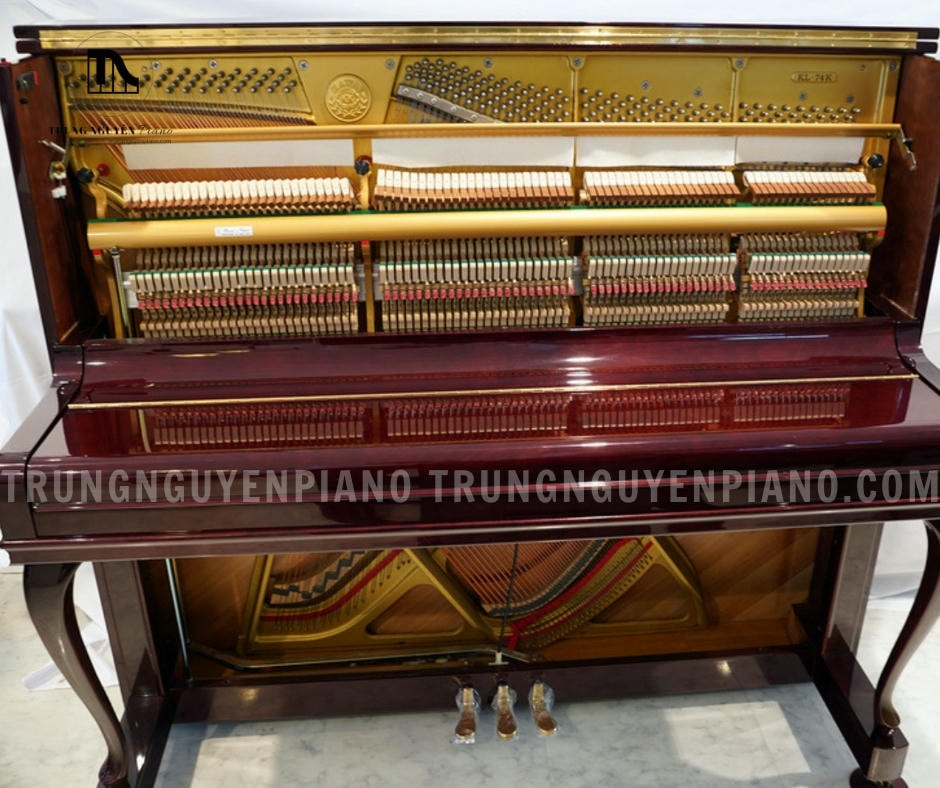 Đàn Piano Kawai KL74K 10 Đàn piano Kawai KL74K được trang bị bộ máy cơ và búa đàn cực nhạy