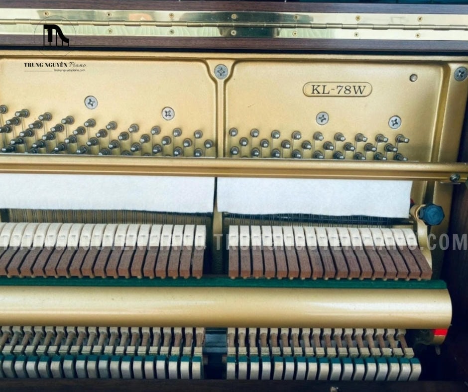 Đàn Piano Kawai KL78W 5 Đàn Piano Kawai KL78W có búa đàn được làm từ nỉ