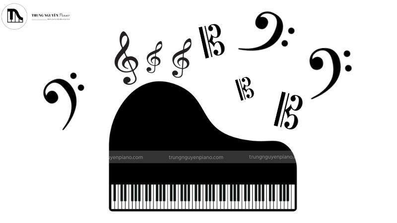 Khóa nhạc đóng vai trò quan trọng trong việc học Piano