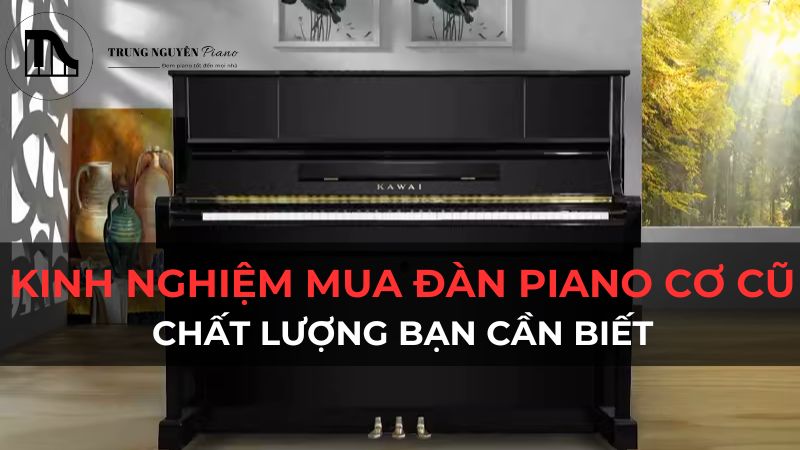 Kinh nghiệm mua đàn piano cơ cũ chất lượng bạn cần biết