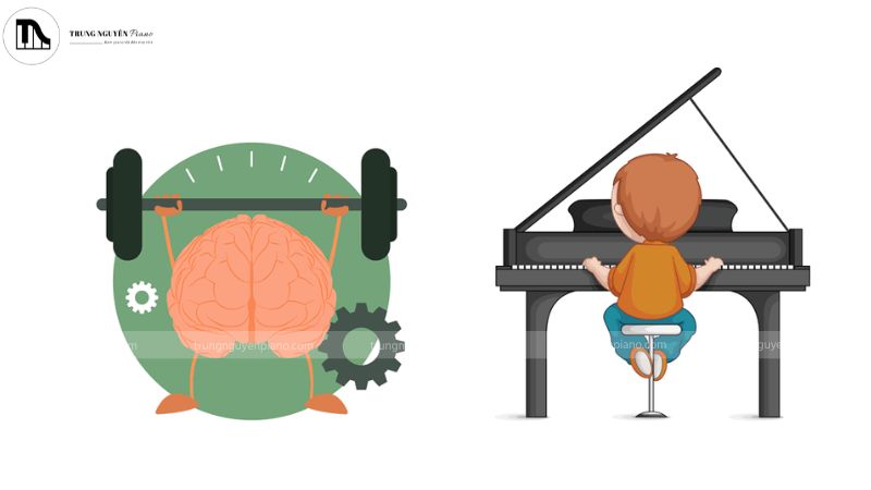 Học piano giúp trẻ tăng cường trí nhớ, cải thiện khả năng nhận thức