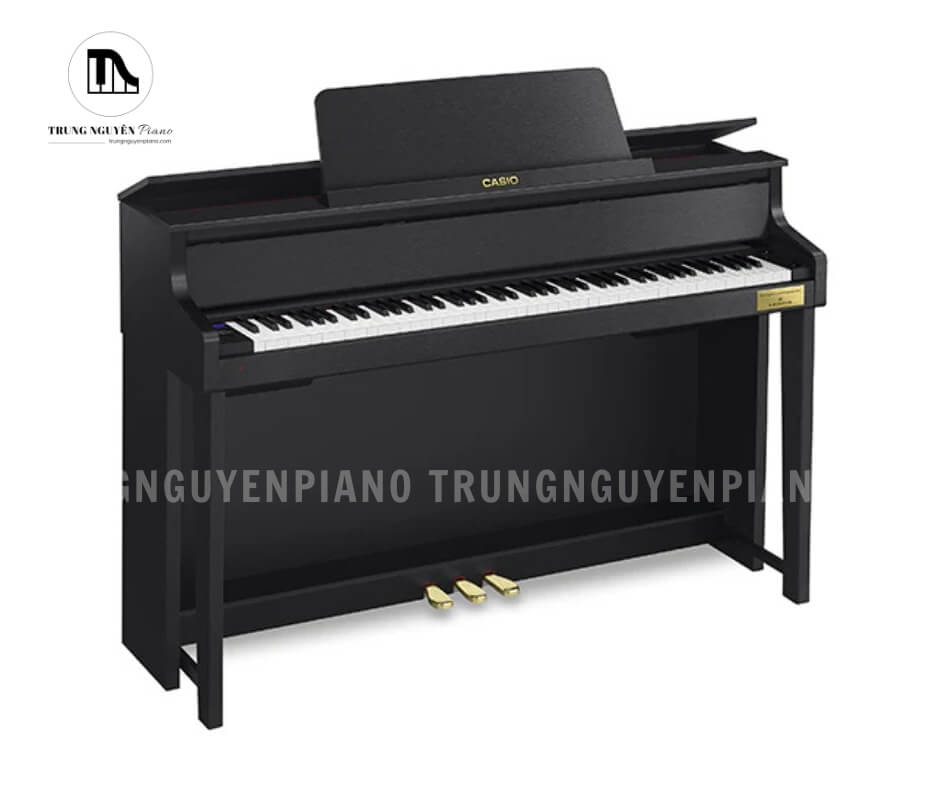 Piano điện Casio GP310 sở hữu thiết kế sang trọng và tinh tế với lớp vỏ ngoài được hoàn thiện tỉ mỉ
