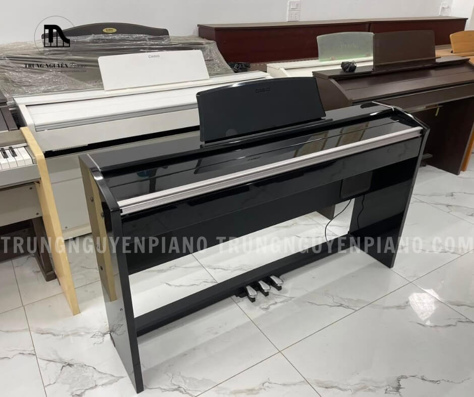 Piano điện Casio PX1000BP 6 Piano điện Casio PX1000BP mang phong cách thiết kế mỏng và gọn nhẹ