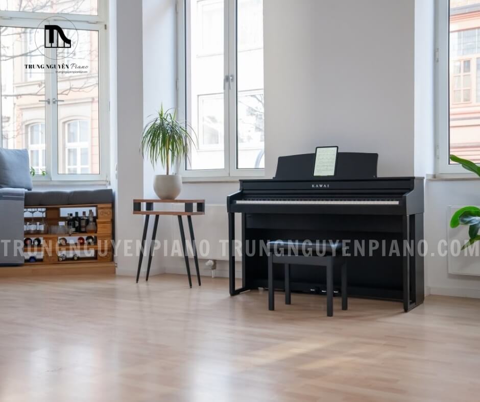 Piano Điện Kawai CA401R 7 Piano Điện Kawai CA401R mang màu Dark Rosewood sang trọng