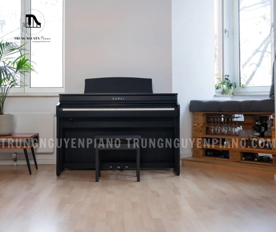 Piano Điện Kawai CA401R 3 Âm thanh của Piano Điện Kawai CA401R được lấy mẫu từ cây đại dương cầm SK-EX Concert Grand danh tiếng