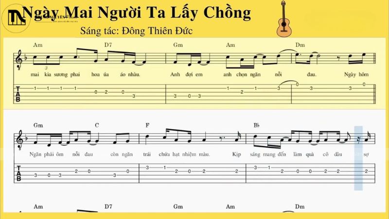 Sheet piano Ngày Mai Người Ta Lấy Chồng