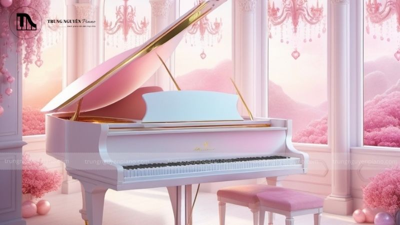 "Bí kíp" chọn đàn piano màu hồng