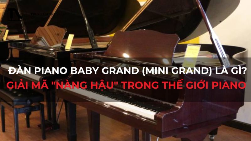 Đàn Piano Baby Grand (Mini Grand) là gì Giải mã Nàng Hậu trong thế giới Piano