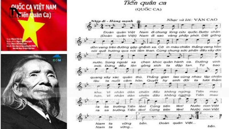 Nốt nhạc bài quốc ca piano (Tiến Quân Ca) kèm sheet nhạc và hướng dẫn 1 Giới thiệu ngắn gọn về bài Quốc Ca Việt Nam
