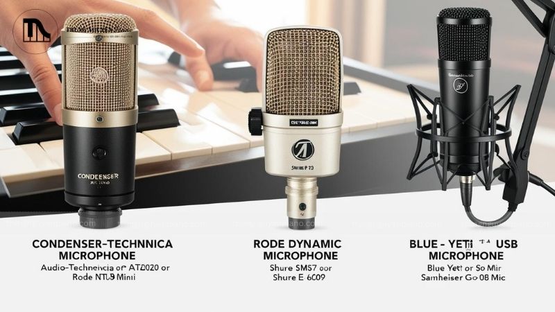 Cách thu âm piano cơ tại nhà chất lượng, dễ thực hiện 3 Micro thu âm