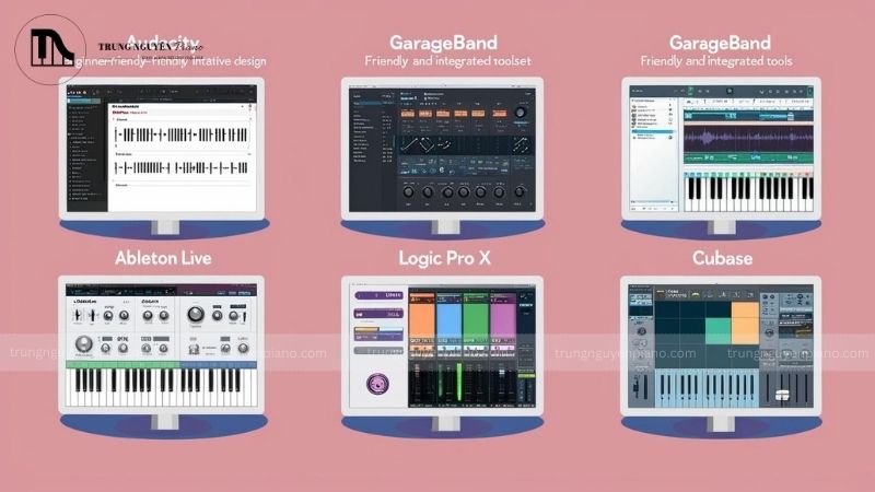 Cách thu âm piano cơ tại nhà chất lượng, dễ thực hiện 5 Phần mềm thu âm (DAW)