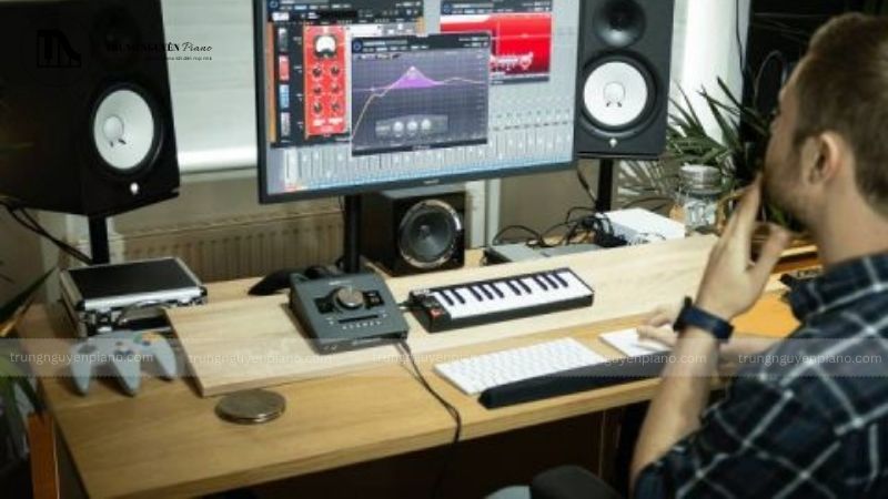 Hướng dẫn chi tiết cách thu âm đàn piano điện tại nhà nhanh, đơn giản 4 Thiết lập âm thanh đàn piano điện