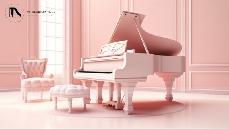 "Tuyệt chiêu" giữ gìn cây đàn piano màu hồng bền lâu