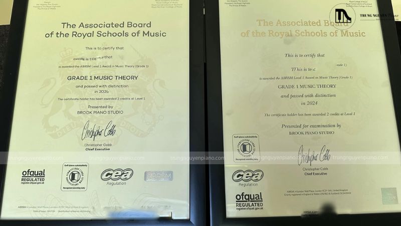 Chứng chỉ ABRSM giúp thí sinh xác định chính xác trình độ âm nhạc của mình
