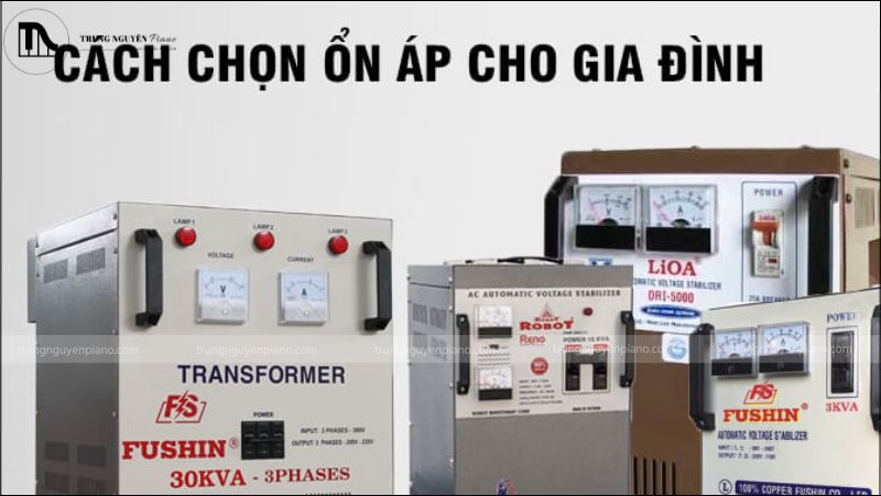 Nên chọn bộ ổn áp có thông số phù hợp với đàn piano điện