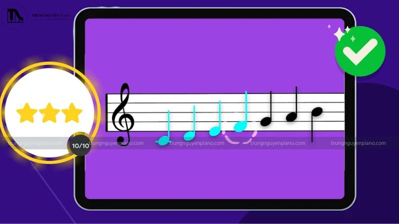 Simply Piano by JoyTunes - ứng dụng học đàn piano hiệu quả, đáng trải nghiệm 3 Khả năng phản hồi tức thì