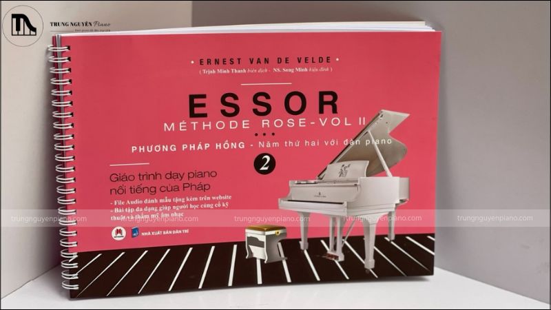Top 4 sách học nhạc lý piano cơ bản người mới bắt đầu cần biết 5 Methode Rose - Ernest Van De Velde