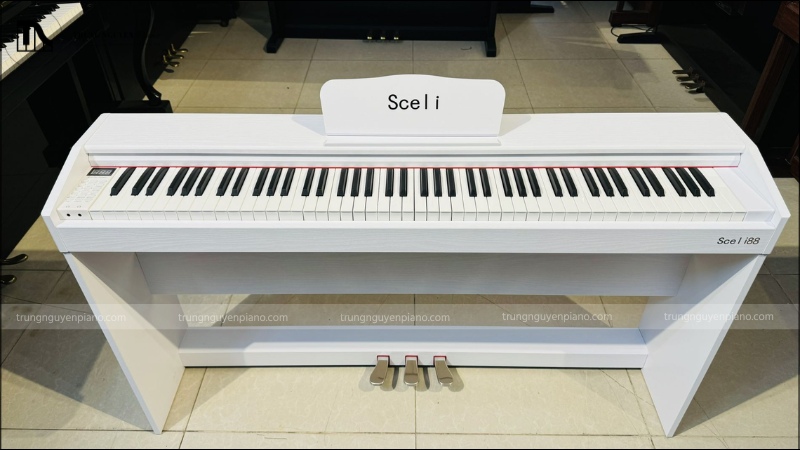 Đàn Piano Spinet là gì? - Ưu và Nhược điểm, có nên mua không? 8 Đàn piano điện màu trắng nhỏ gọn