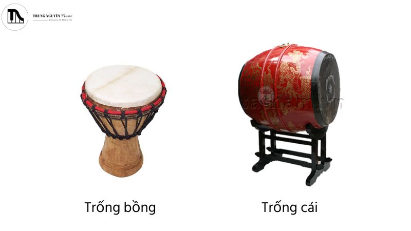 Trống bồng và trống cái Việt Nam