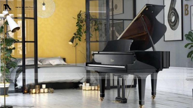 Cần tránh đặt đàn piano đối diện cửa ra vào