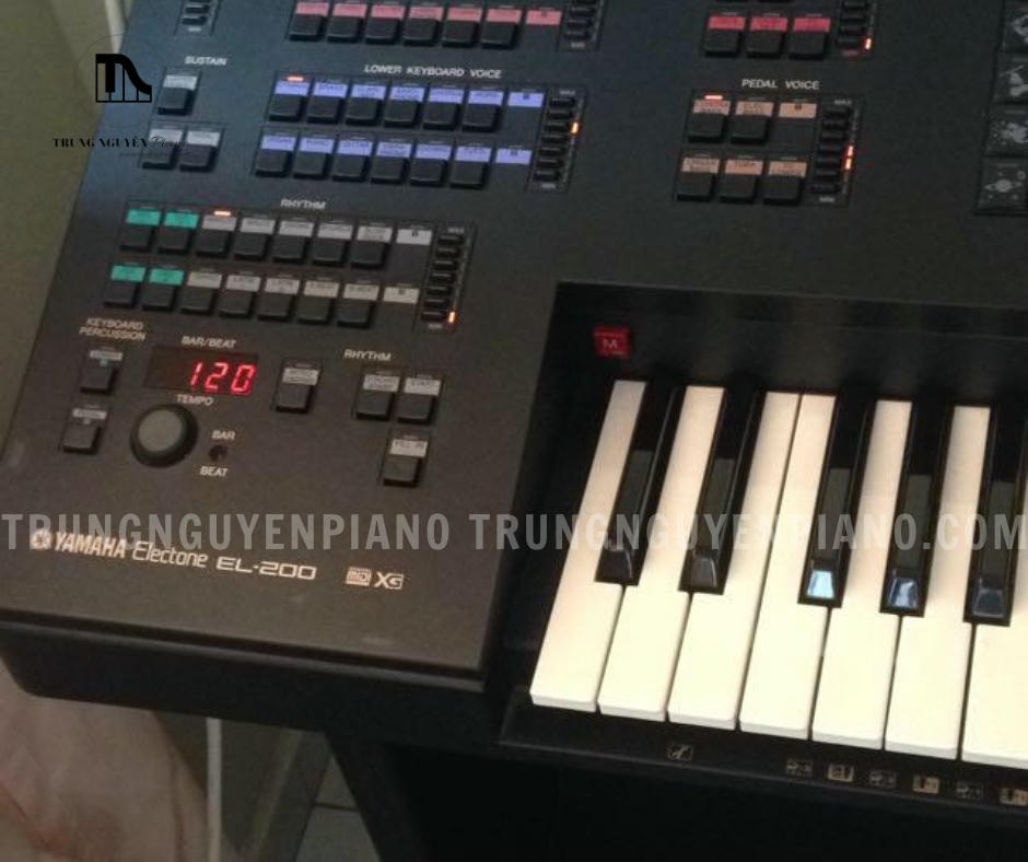 Đàn 2 tầng Electone Yamaha EL200 có bàn phím có hỗ trợ Initial touch và Aftertouch